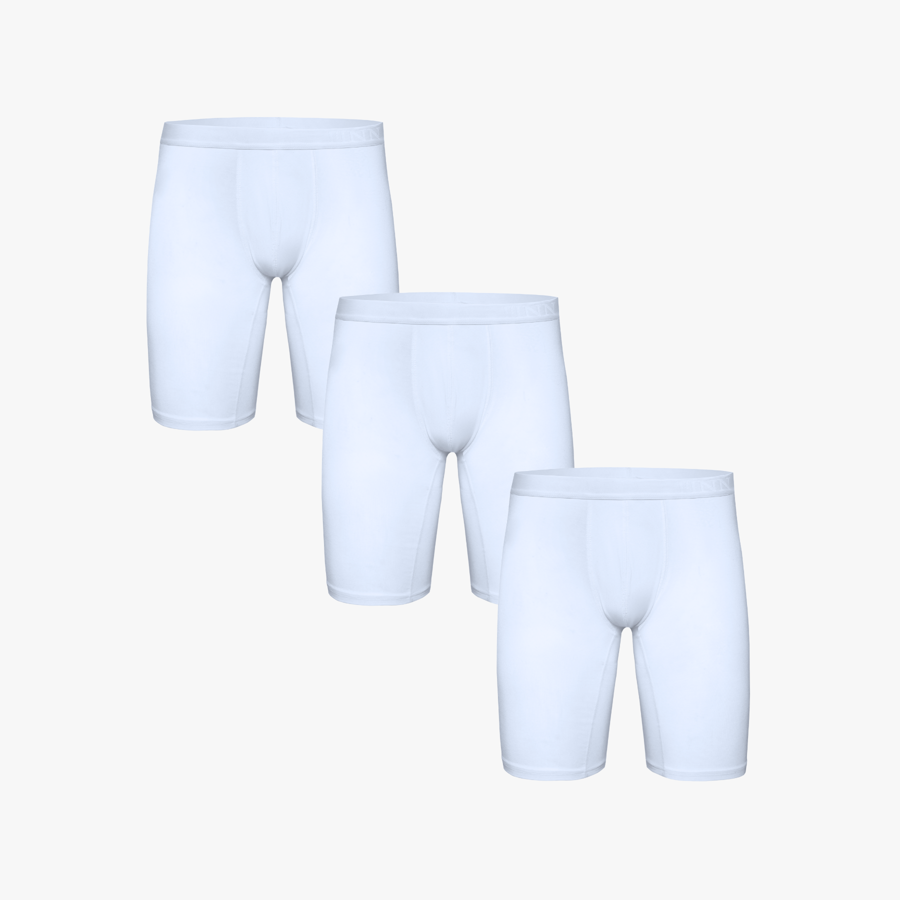 Lange Boxershorts weiss aus Modal. Mit verlängertem Bein gegen Verrutschen.
#farbe_weiß
