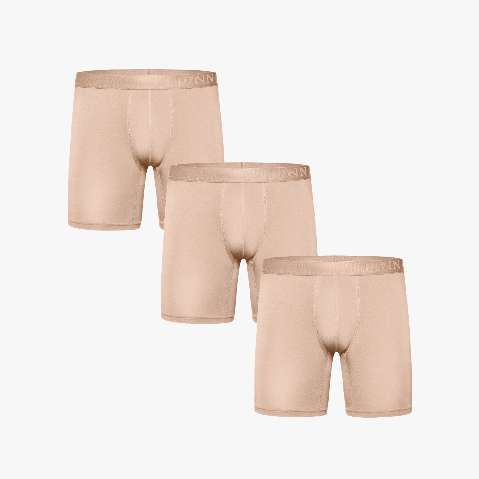 Boxershorts nude aus weichem Modal. Atmungsaktiv, bequeme Passform ohne Rutschen oder Einschneiden.
#farbe_nude