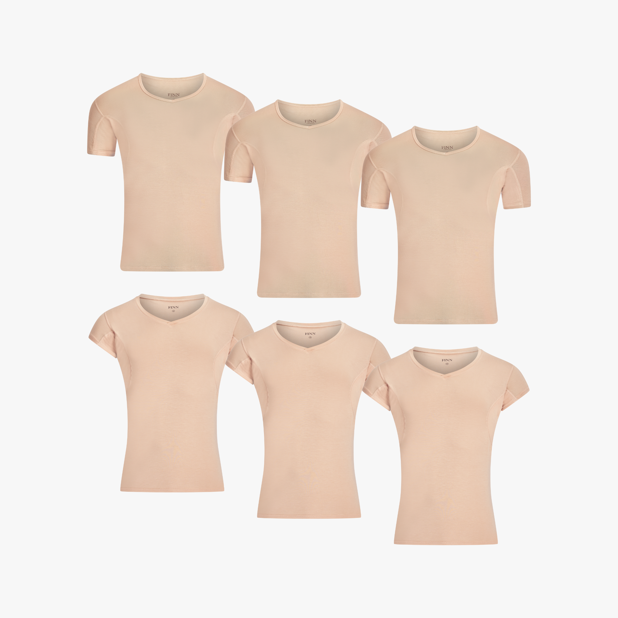 Anti-Schweiß Bestseller Set V-Neck + Extra-Kurzarm