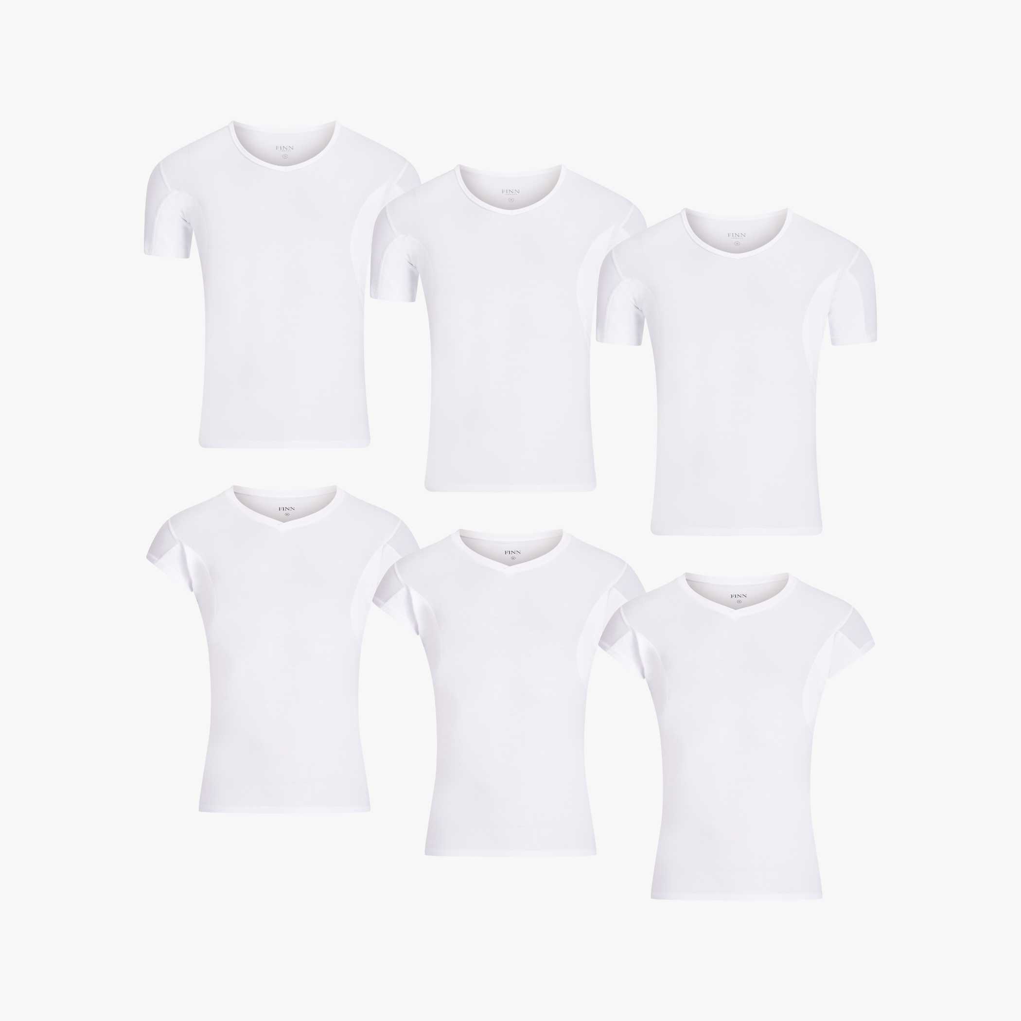 Anti-Schweiß Bestseller Set V-Neck + Extra-Kurzarm