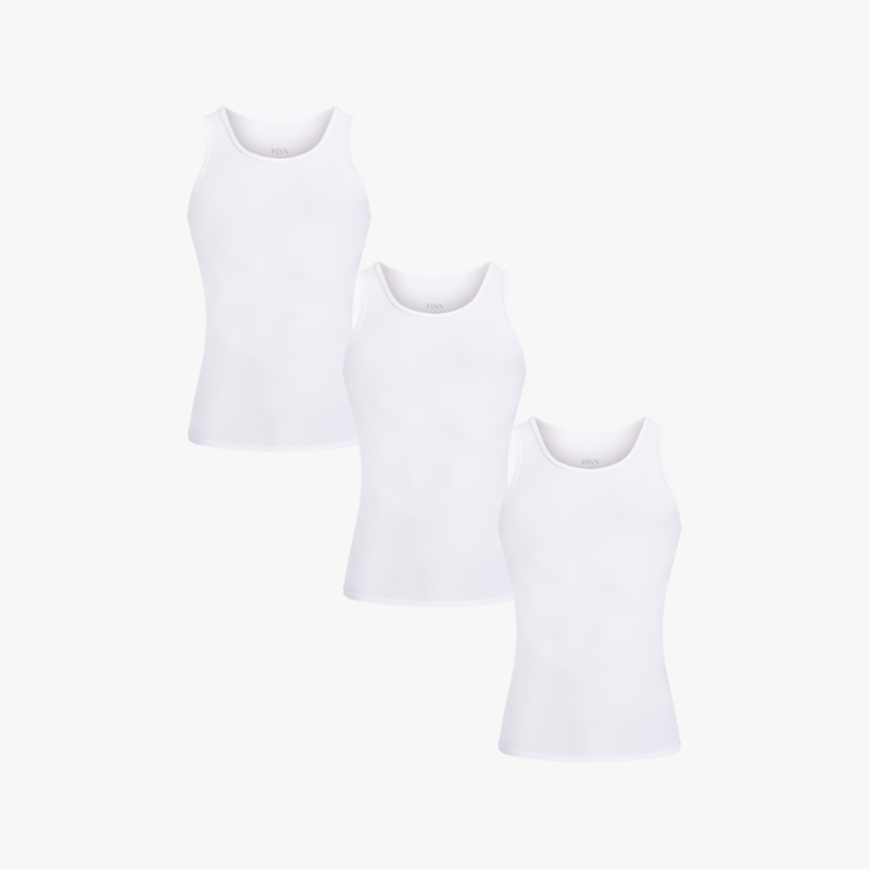 3er Pack Shapewear Tank-Top aus Baumwolle