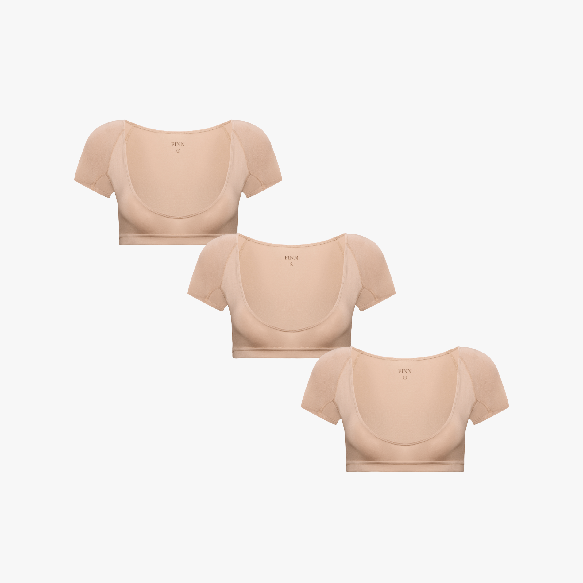 3er Set Anti-Schweiß Bustier-Top